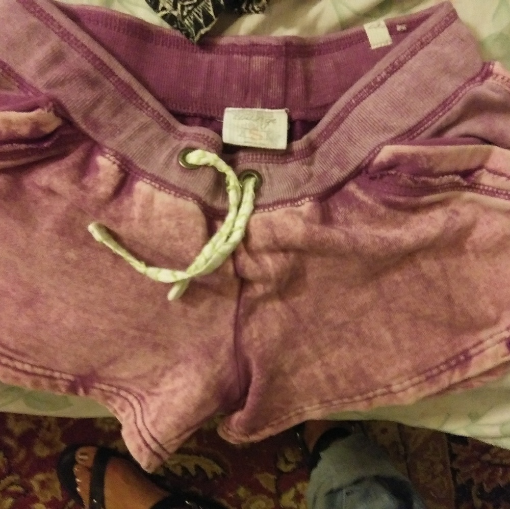 Purple shorts